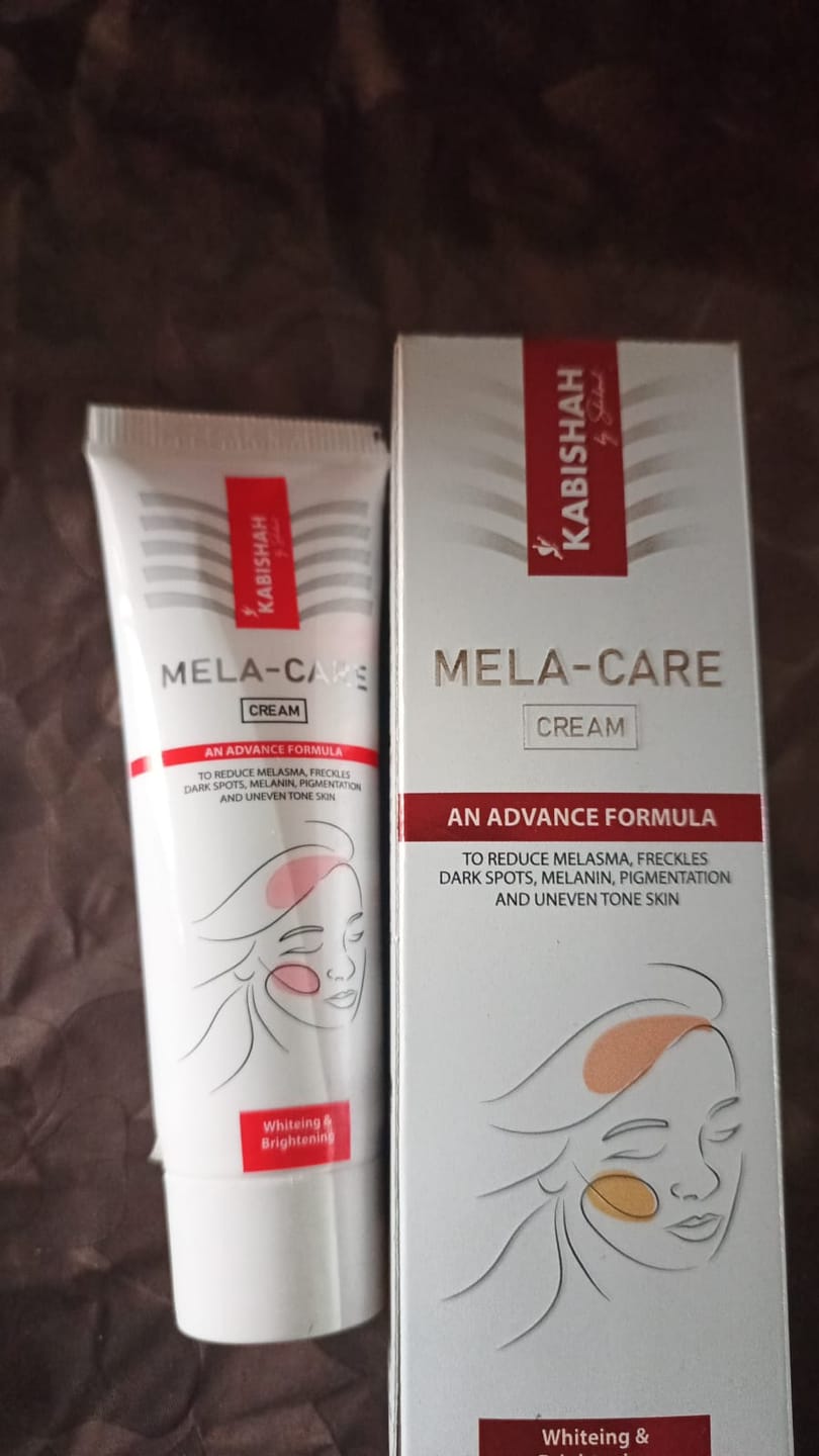 Customer photo review of Mela Care Advanced Brightening Cream Double Pack Bundle