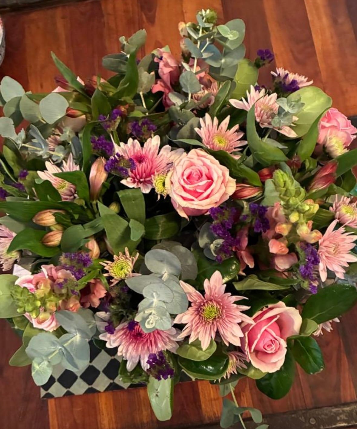 Customer photo review of Harmony Flower Arrangement