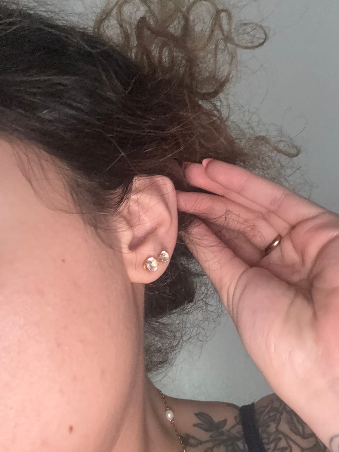 Customer photo review of Constellation Stud Set (set of 5 Pairs)