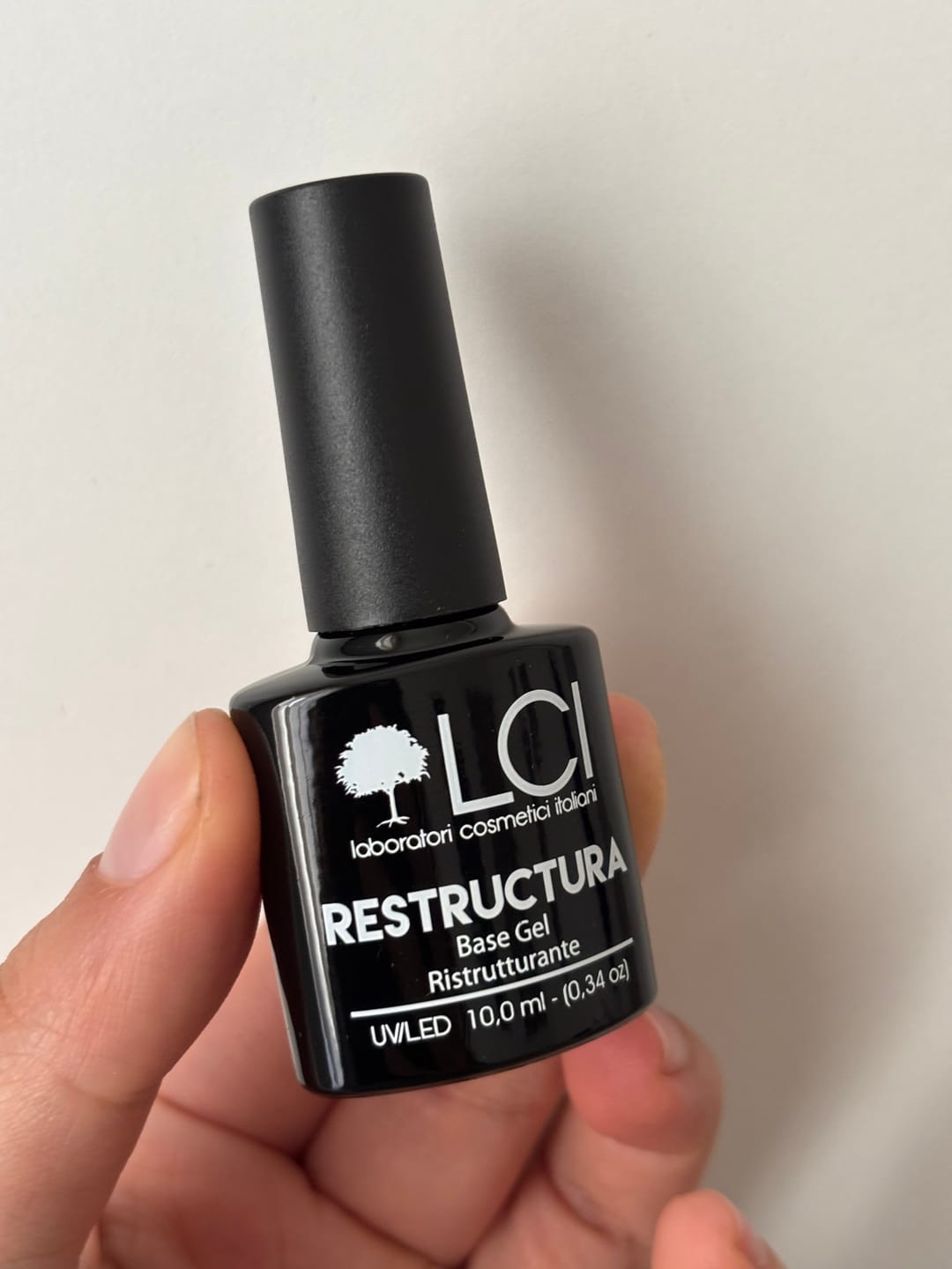Customer photo review of Base Restructura - 10 ml Trasparente LCI