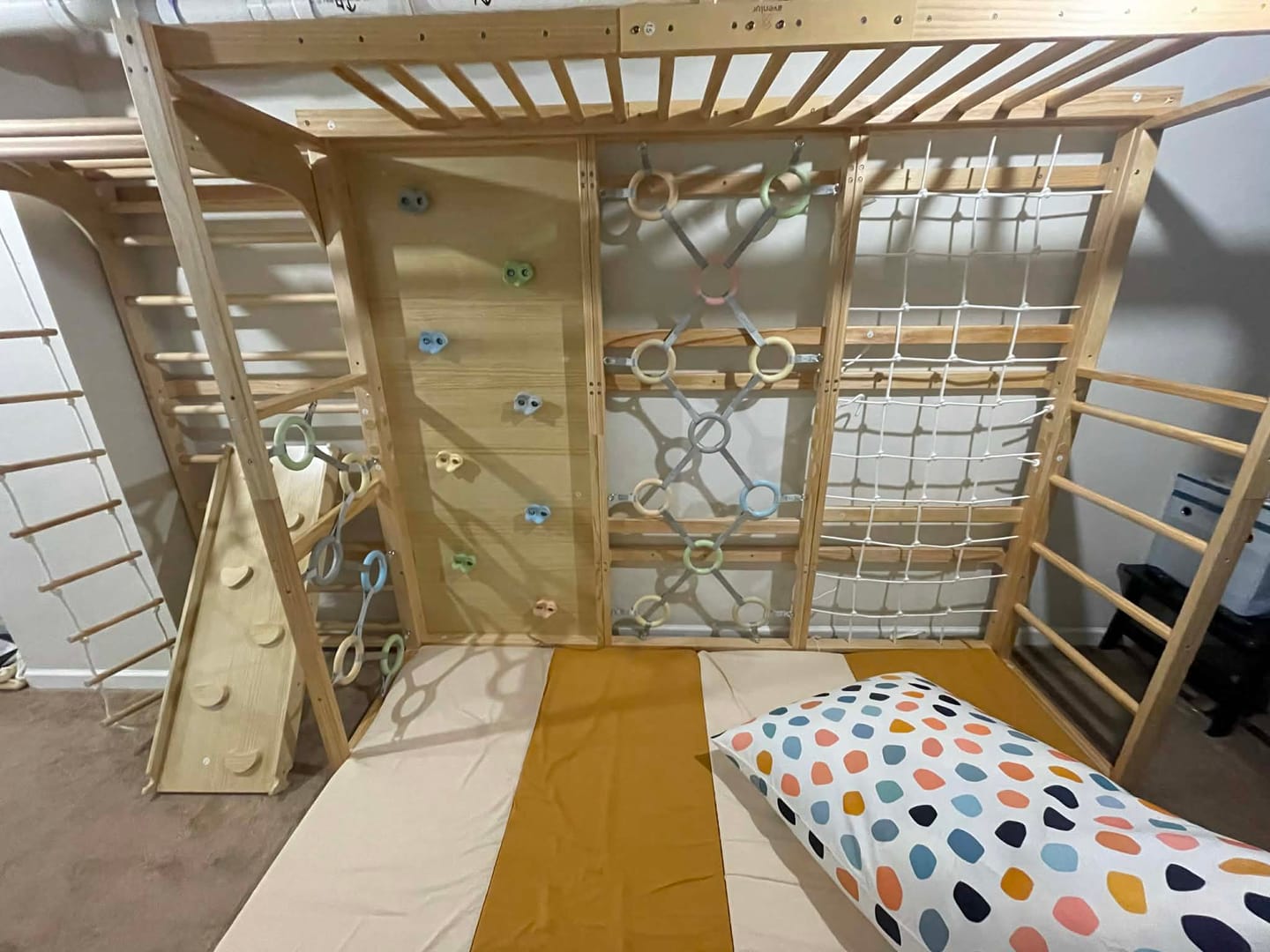 Customer photo review of Walnut MODULAR Playset Mat