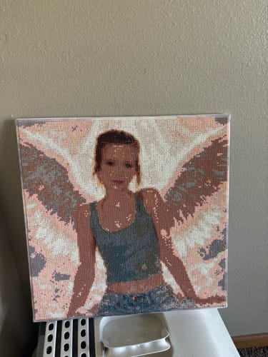 Customer photo review of Diamond Painting - Custom Photo
