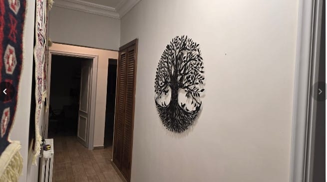 Customer photo review of Majestic Tree of Life Metal Wall Art