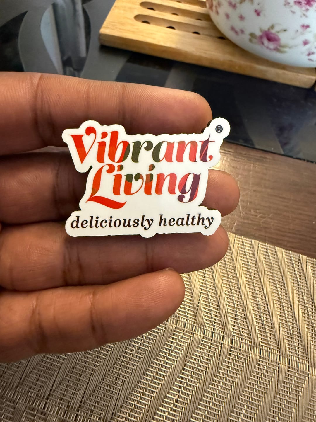 Customer photo review of Customized Magnetic Badge | Wear Your Brand | PrintMine.in