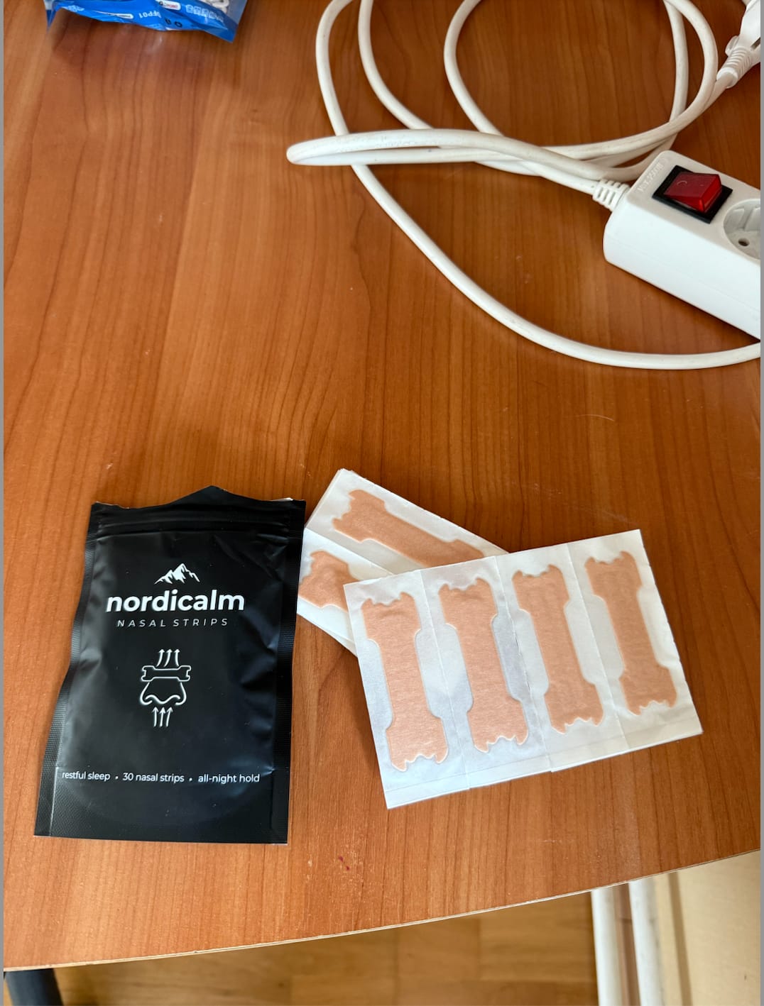 Customer photo review of nordicalm™ Nasal Strips for Deep Sleep