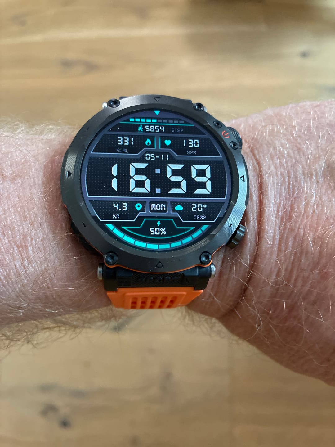 Customer photo review of STONE – Die stabilste Smartwatch mit 21+ Tagen Akkulaufzeit