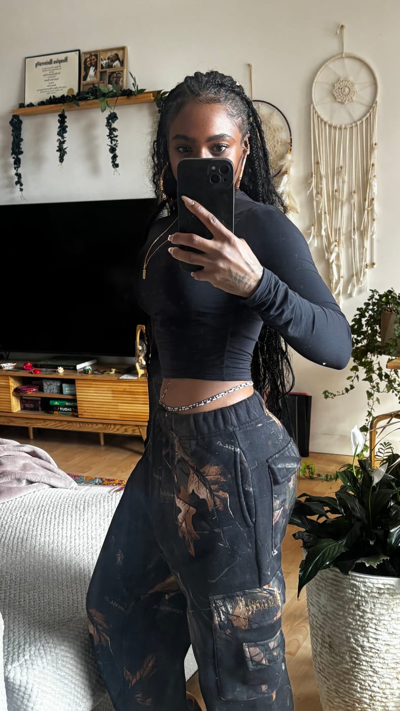 Customer photo review of W2230 - Camo Cargo Joggers