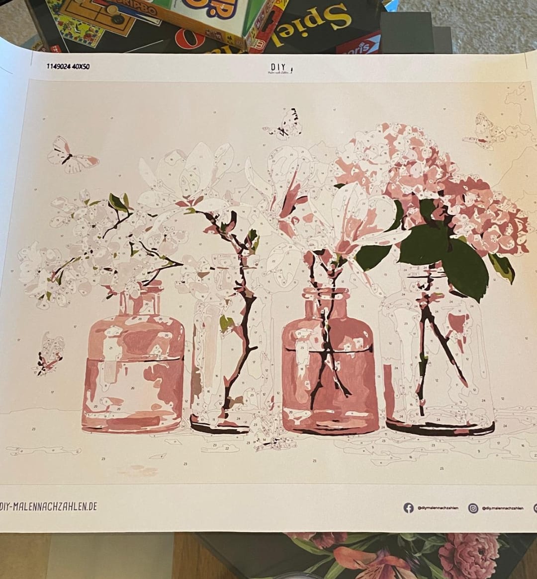 Customer photo review of Malen nach Zahlen - Zerbrechlich