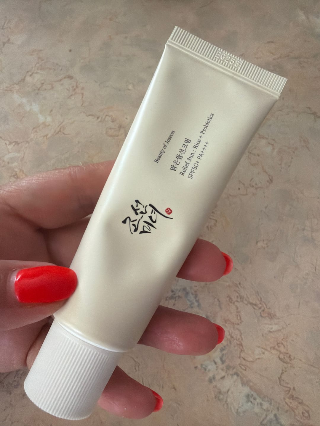Customer photo review of Saules aizsargkrēms ar probiotiķiem Beauty of Joseon Relief Sun Rice Probiotics SPF50