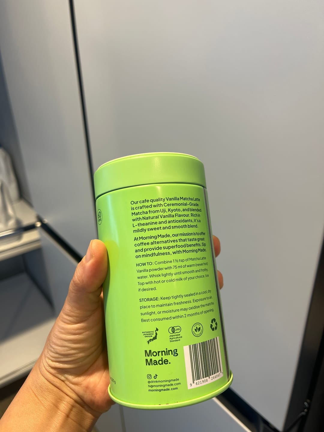 Customer photo review of Original Matcha Latte (3 Pack)