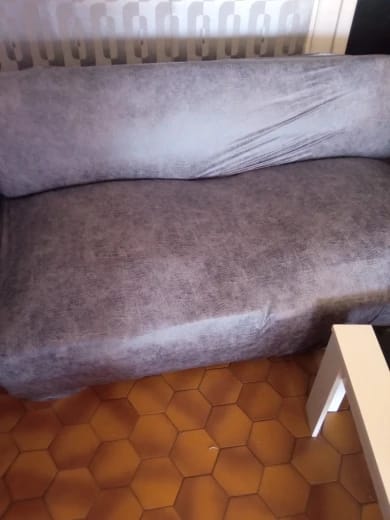 Customer photo review of Effet Cuir - Housses de Canapé Extensibles Imperméable