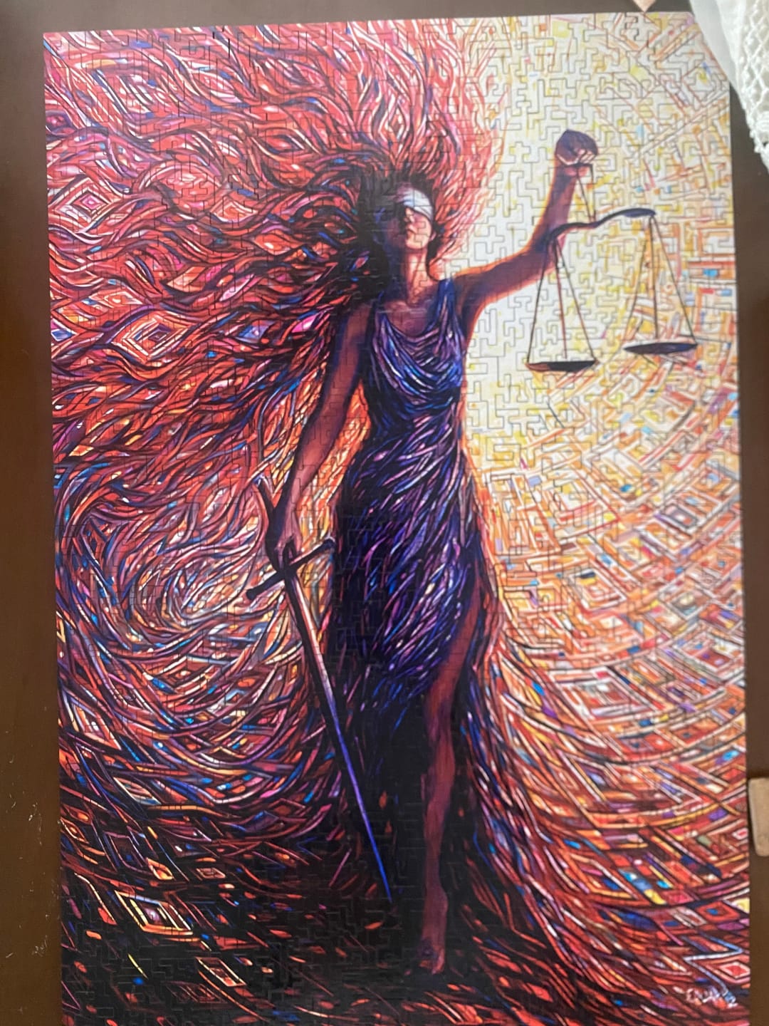 Customer photo review of Maat : Adalet ve Denge - Ahşap Puzzle