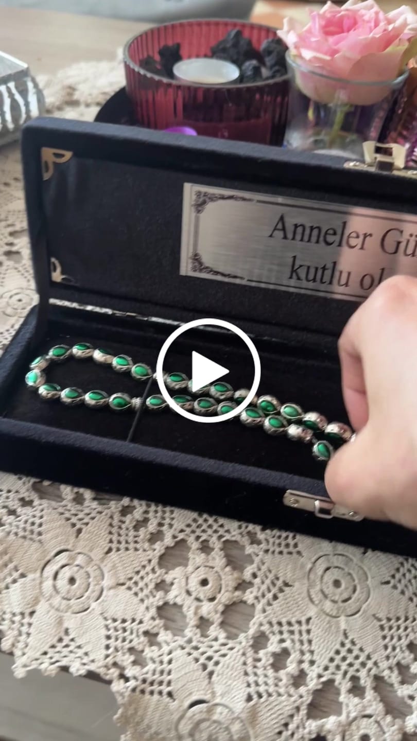 Customer video review of Personalisierte Gebetskette (Tesbih)  – Zamak-Guss mit individueller Geschenkbox