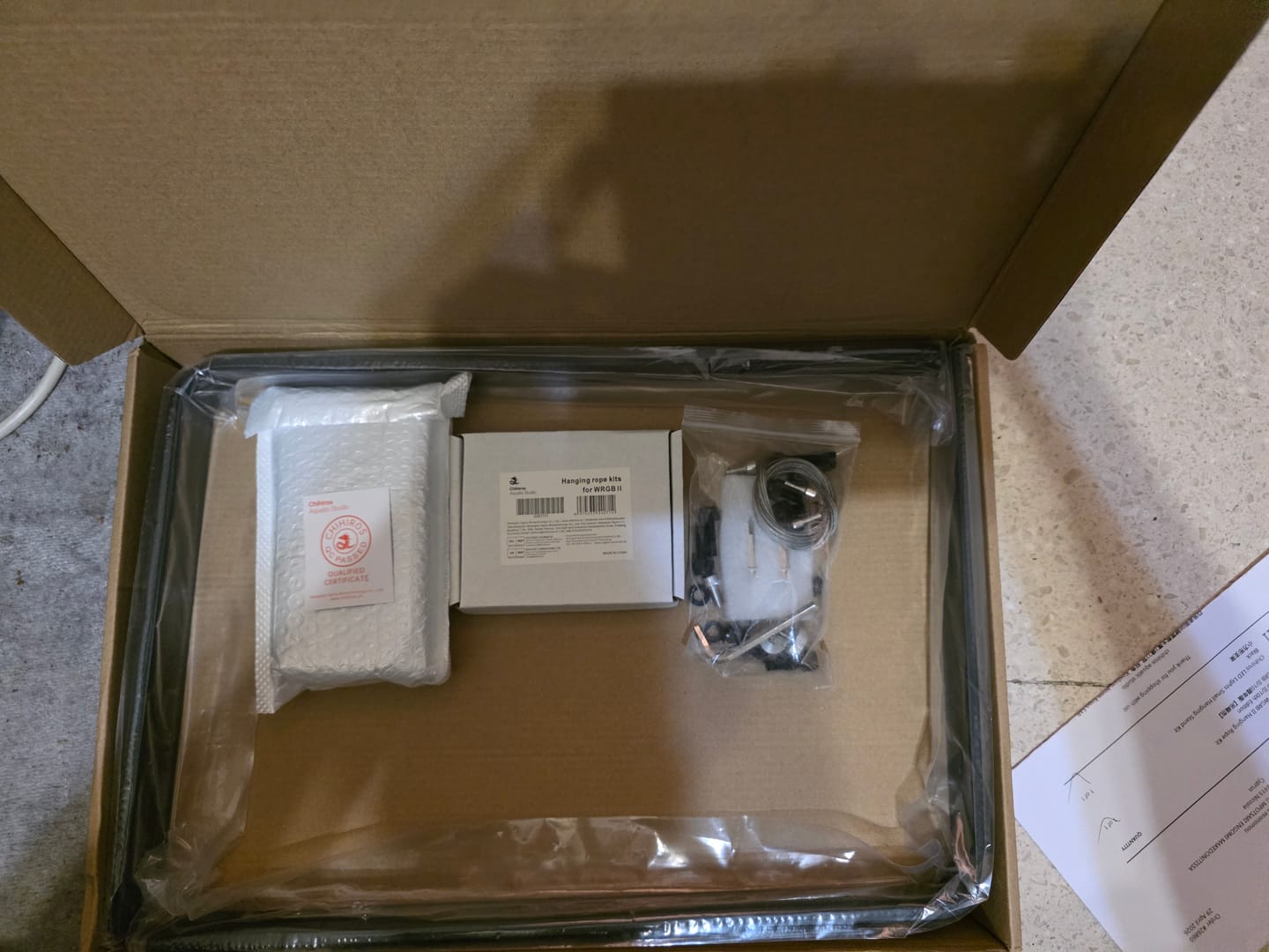 Customer photo review of Chihiros LED Lights Small Hanging Stand Kit