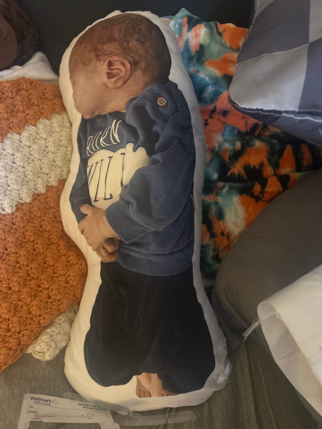 Customer photo review of Photo Birth Pillow
