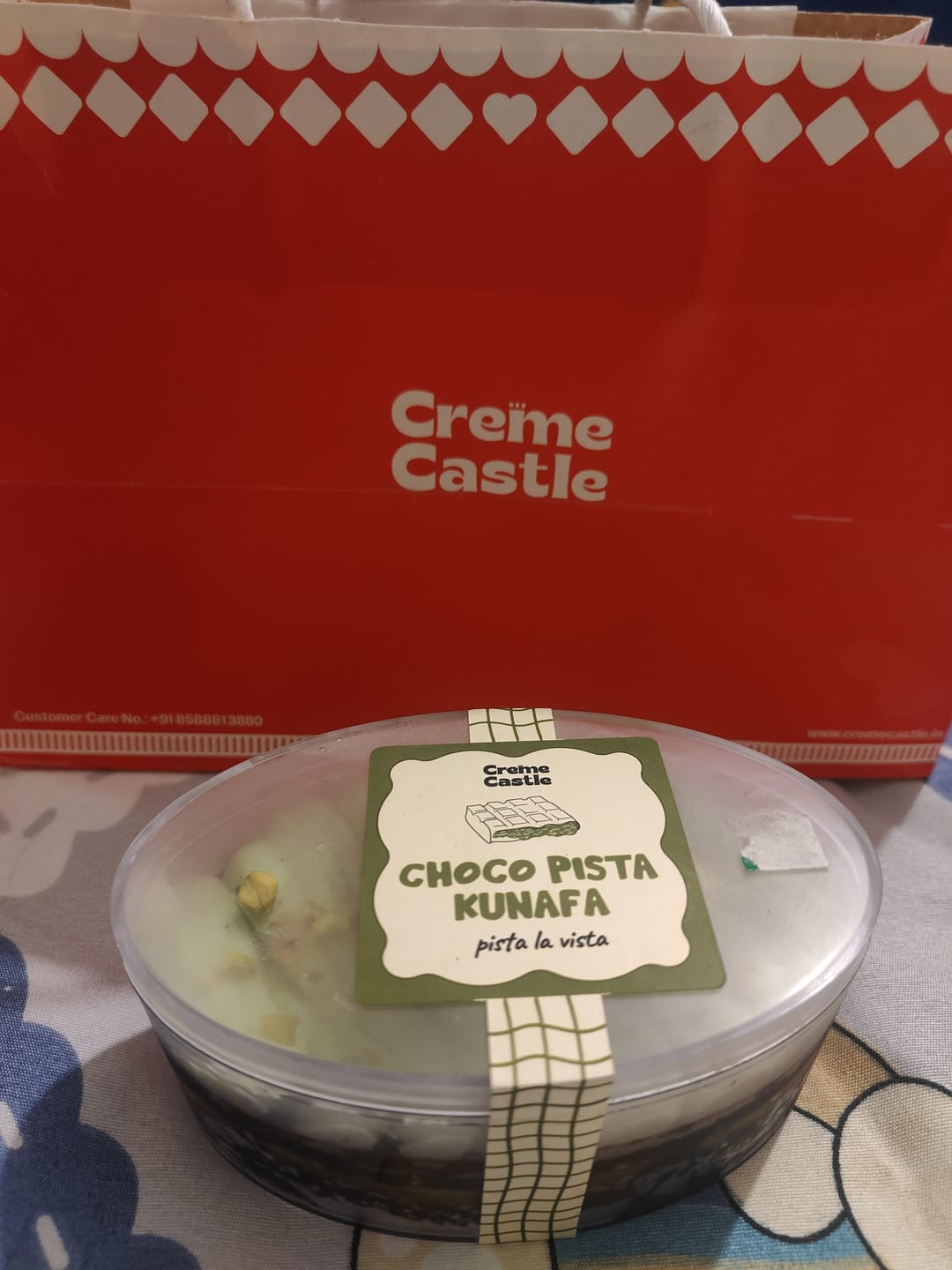 Customer photo review of Dubai Viral Chocolate Kunafa Jar [2 Pcs]