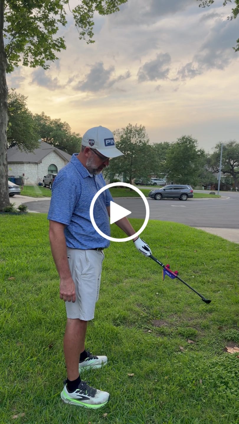 Customer video review of The StraightAway swing aid