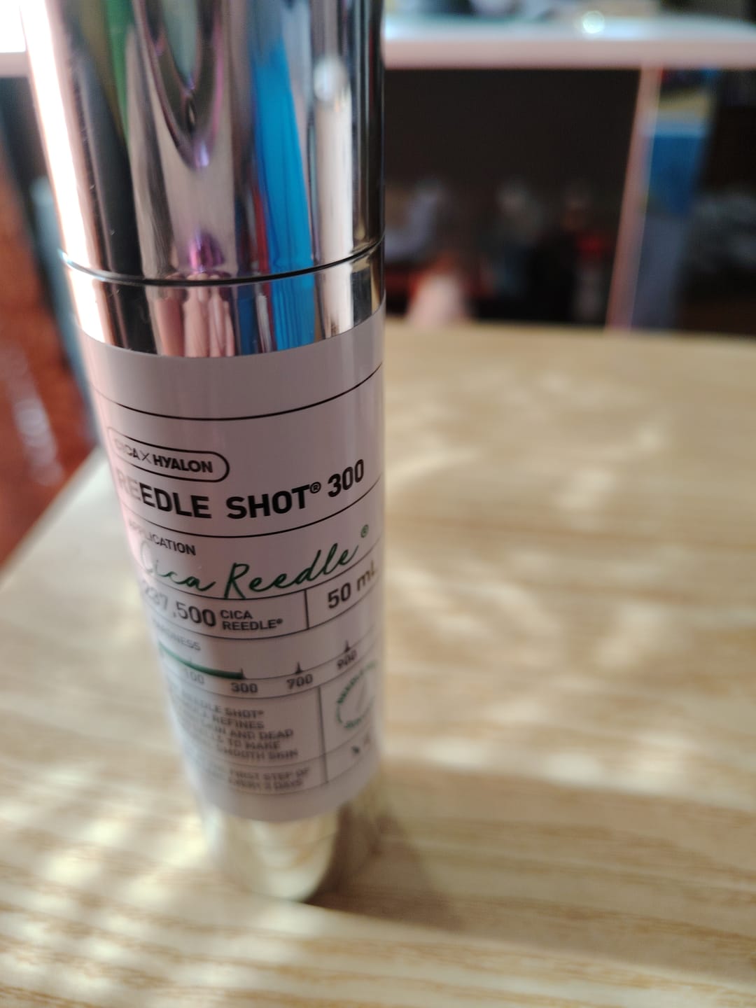 Customer photo review of Intensīvs serums-būsteris ar mikroadatām VT Cosmetics Reedle Shot 300