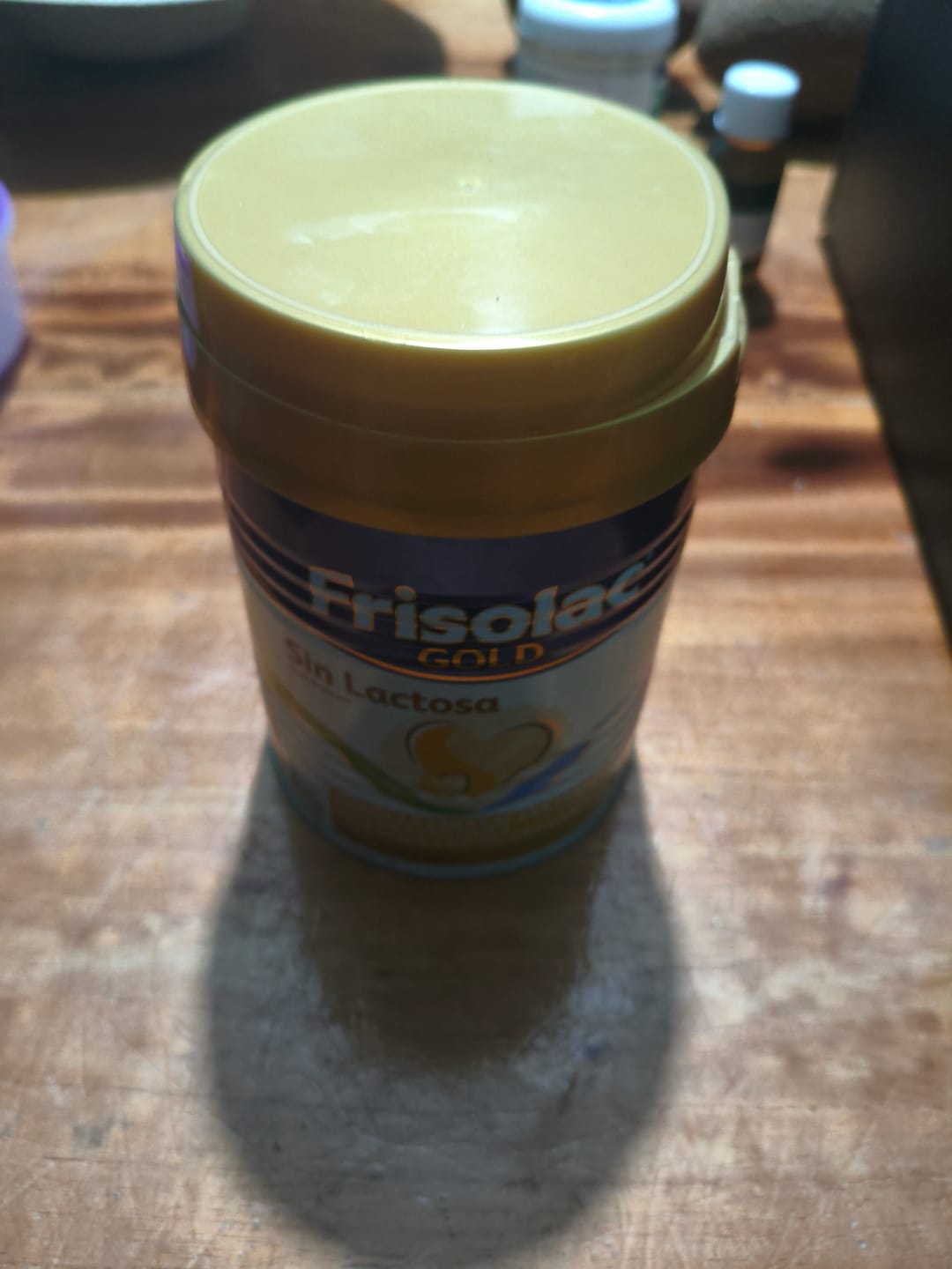 Customer photo review of Frisolac Gold Sin Lactosa (0 A 12 Meses) Pack C/ 800 Gr