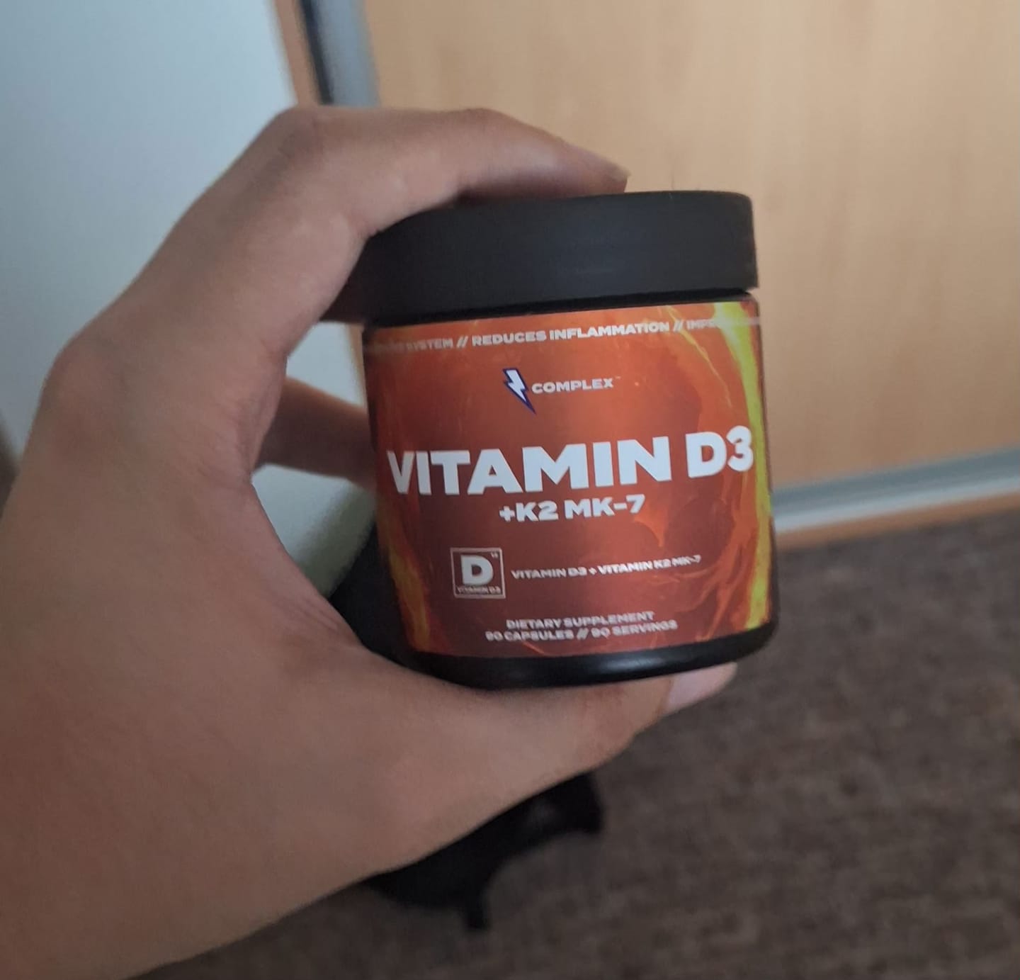 Customer photo review of Vitamin D3+K2 MK-7