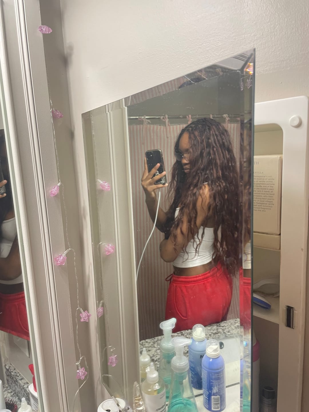 Customer photo review of Loose Wave Bulk Hair Extensions for Braiding