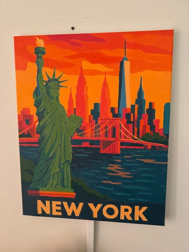 Customer photo review of New York (Pintura por Números) 40x50 cm