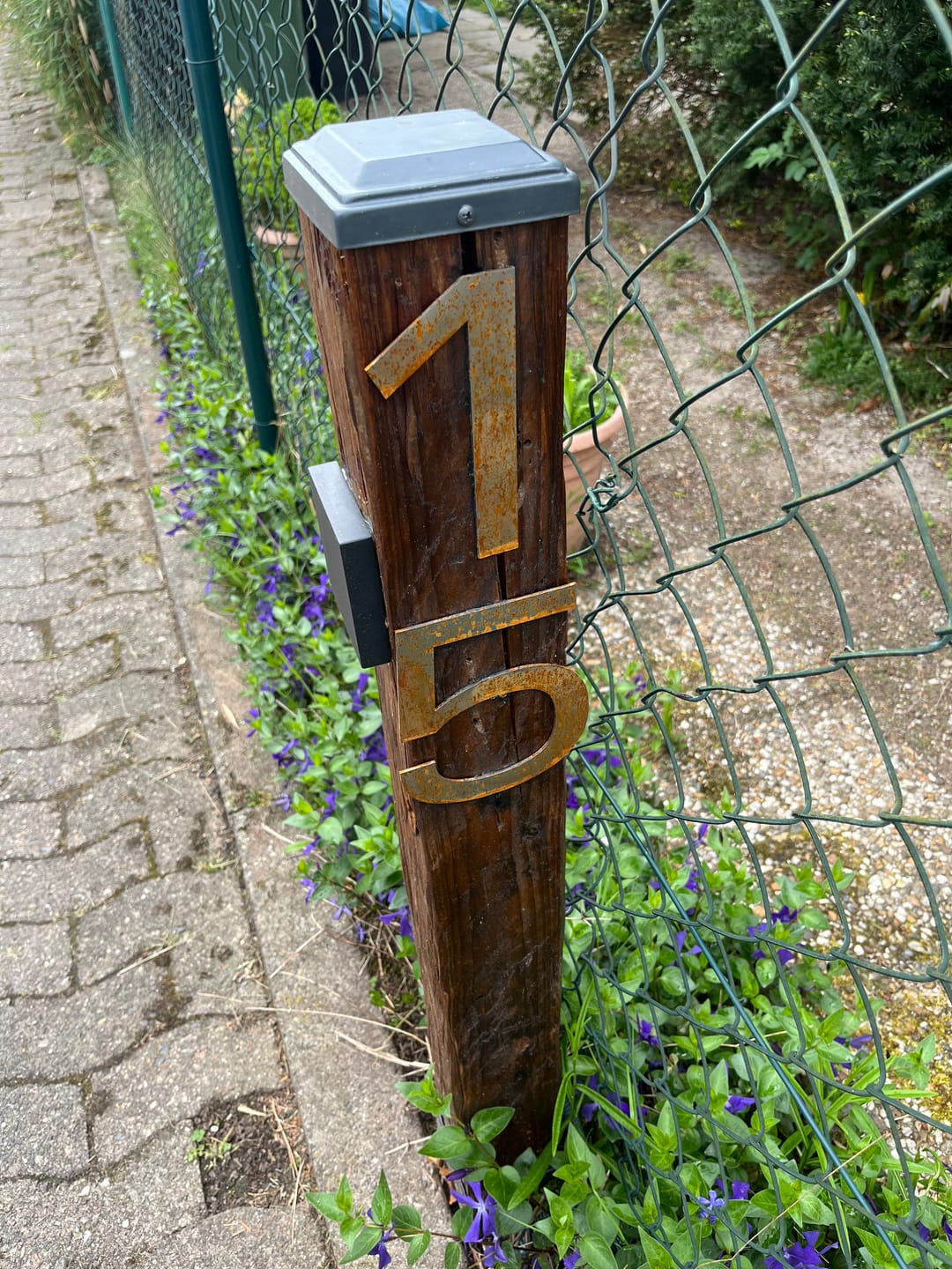 Customer photo review of Hausnummer 0-9