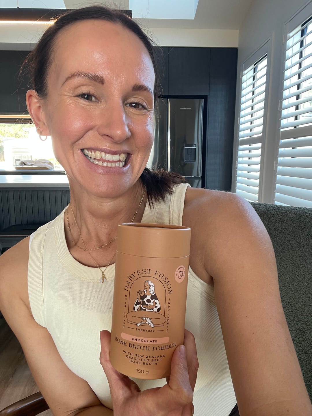 Customer photo review of Chocolate Bone Broth
