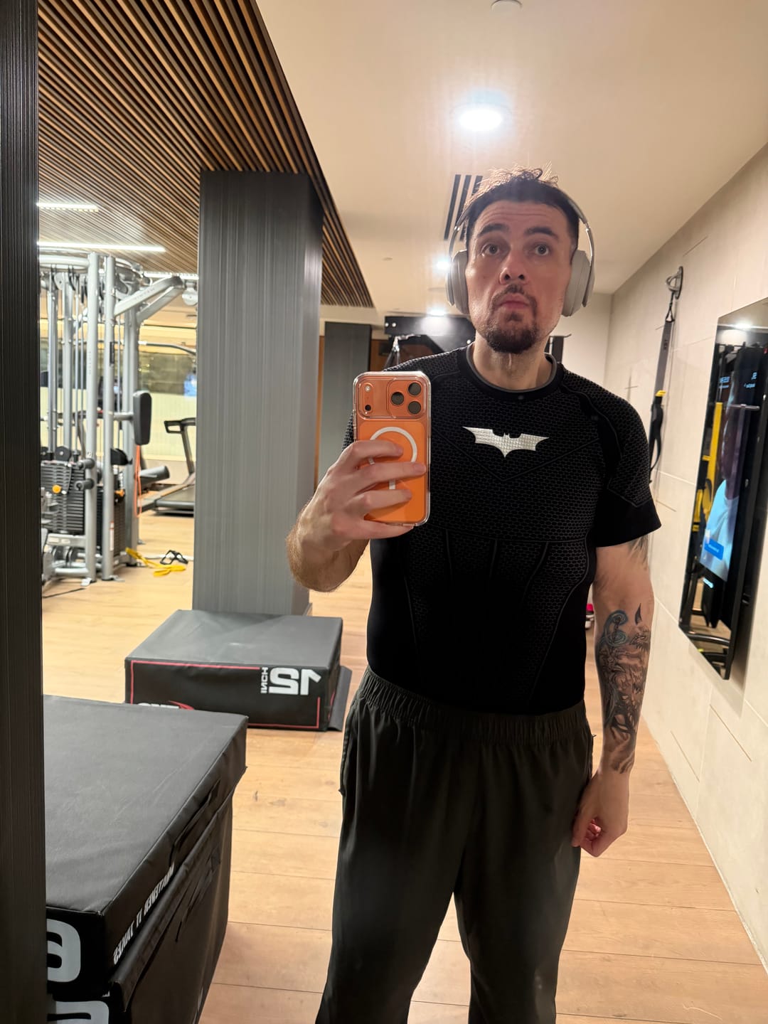 Customer photo review of 4259 - Batman Compression Tees