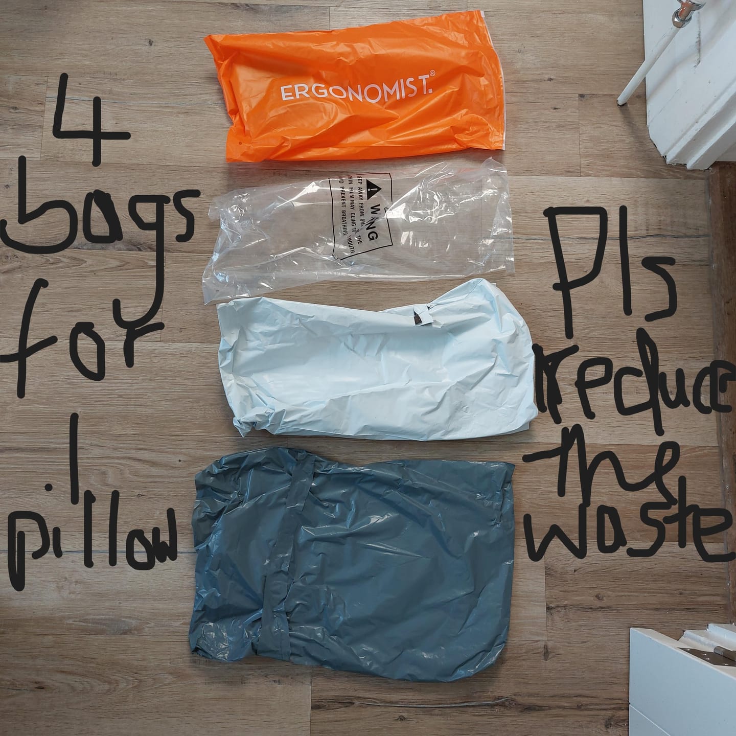 Customer photo review of Ergonomic Cervical Pillow - Upgrade Your Sleep