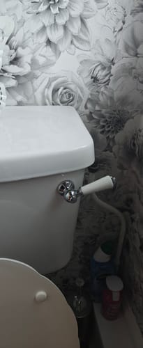 Customer photo review of Nuie Luxury Ceramic Cistern Lever
