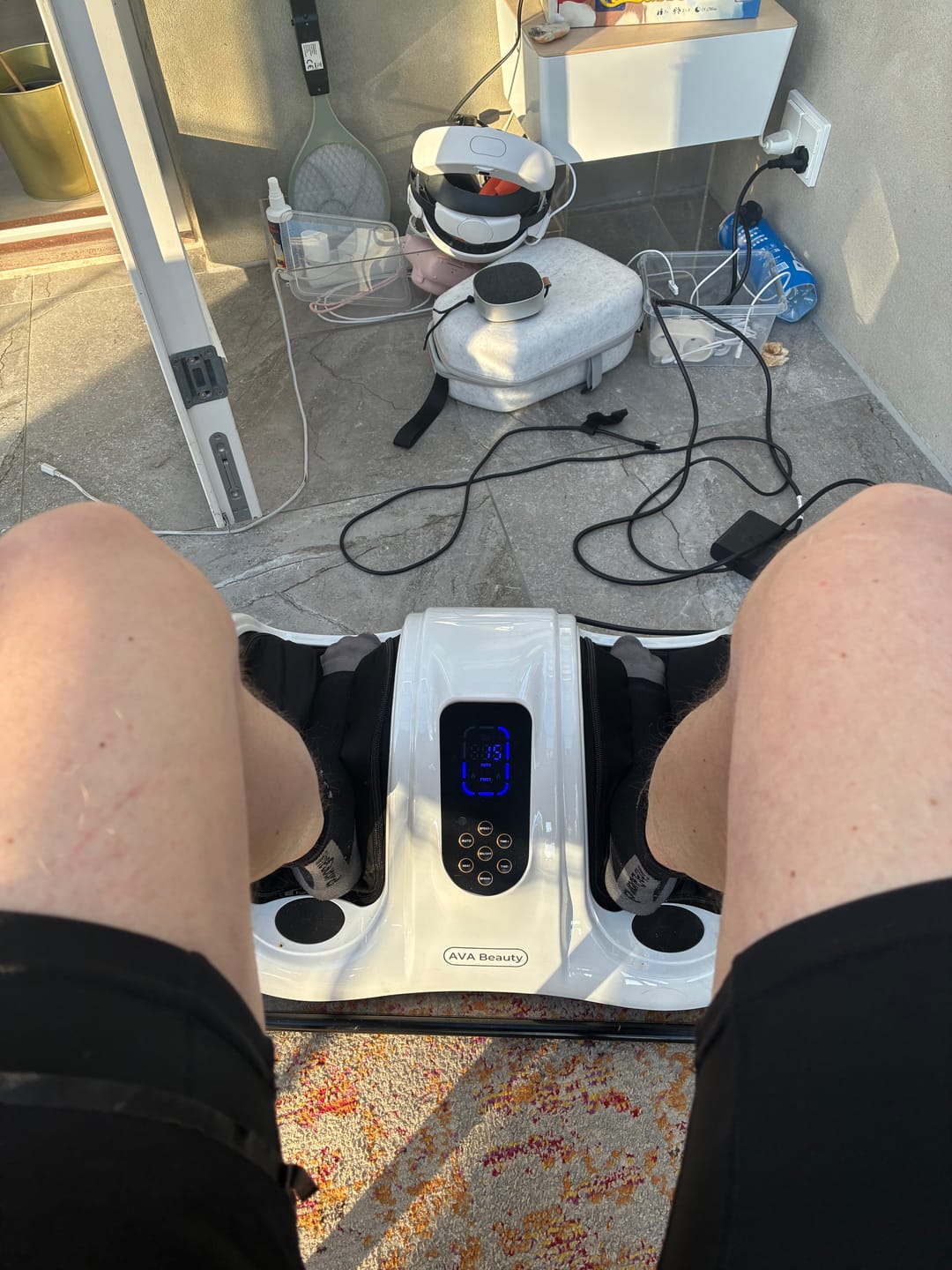 Customer photo review of Fod- og lægmassageapparat med fjernbetjening
