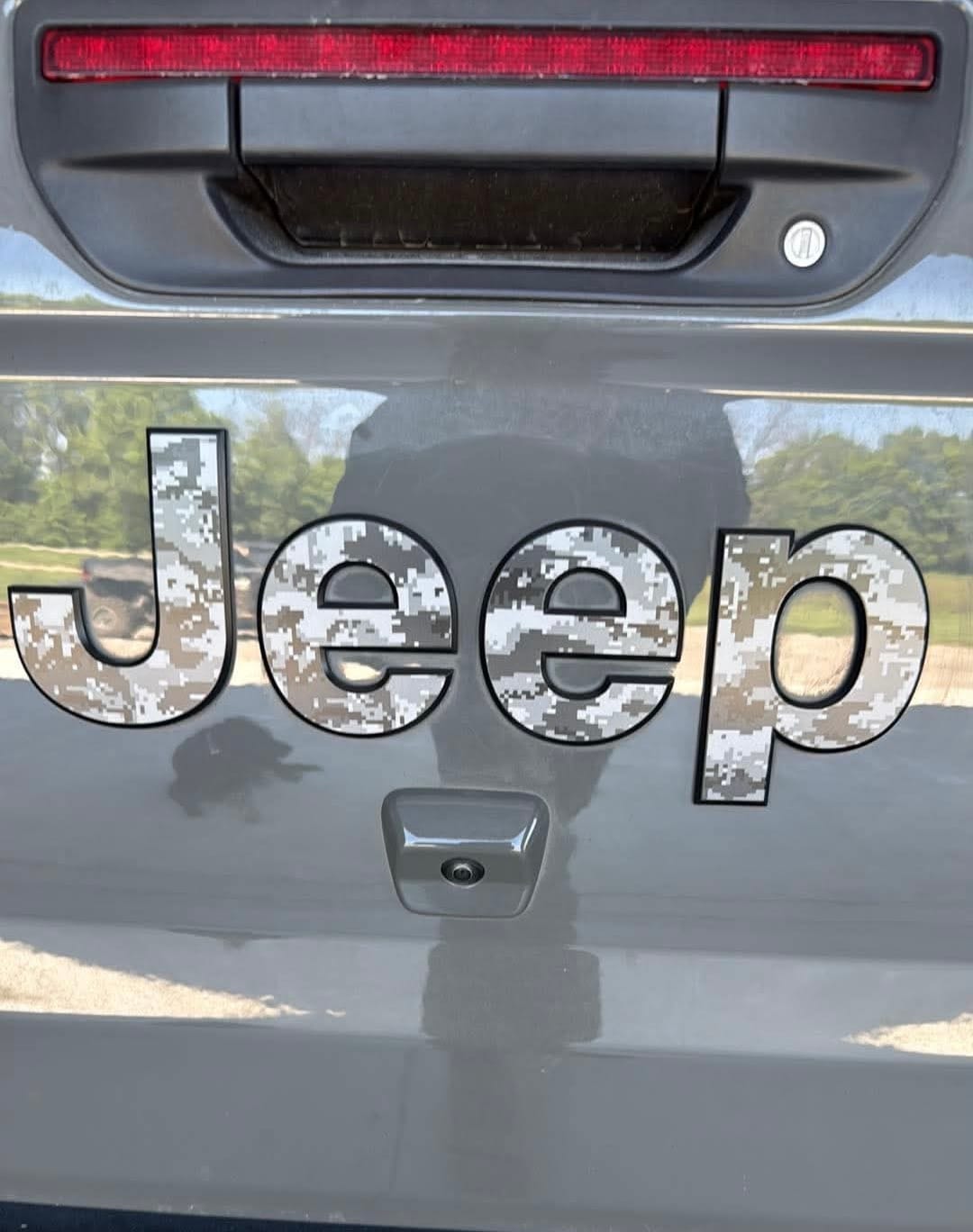 Customer photo review of JEEP Gladiator Emblem Overlay Decal Set | Fits 2020+ Jeep Gladiator