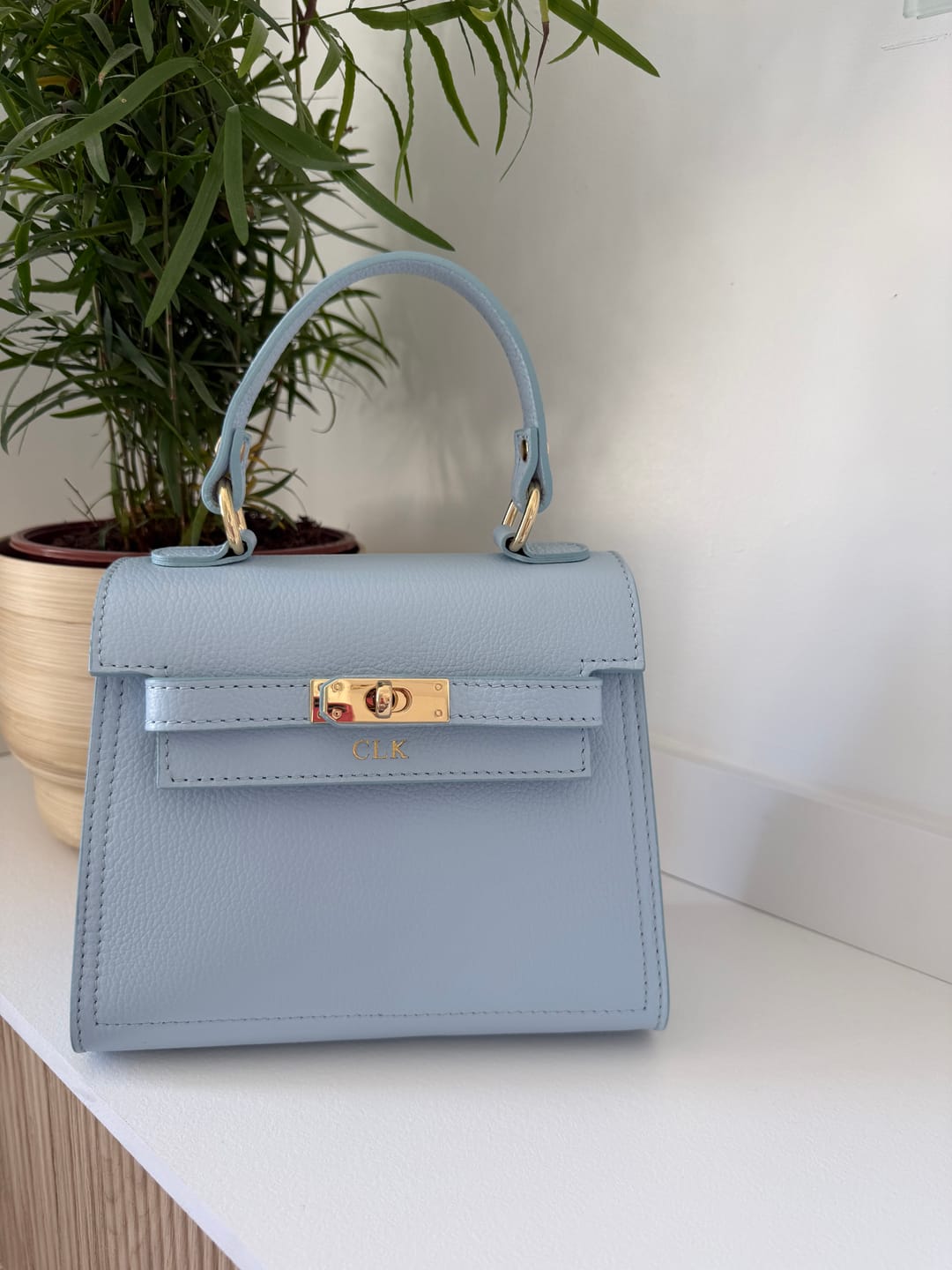 Customer photo review of Polly Top Handle Bag