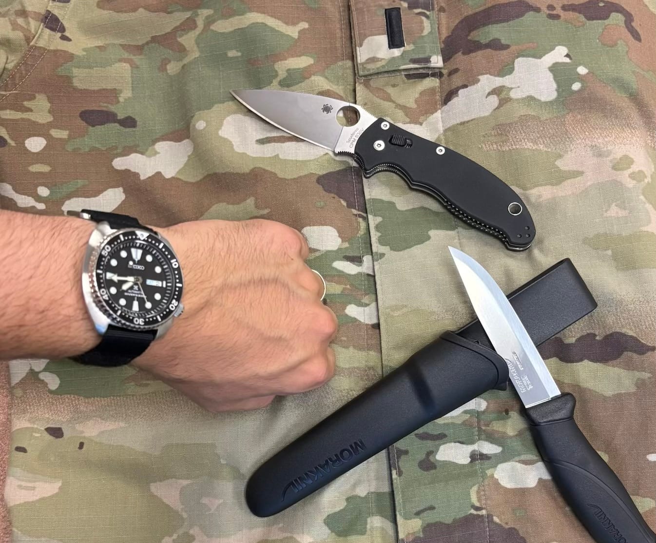 Customer photo review of Glomar Explorer - Hook And Loop Watch Strap