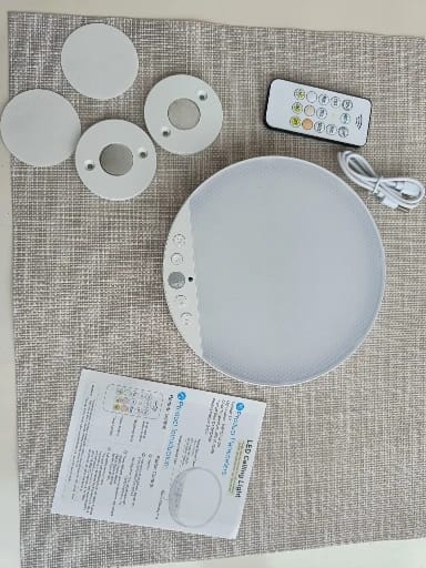 Customer photo review of LumaSense™ Magnetic Motion Sensor Ceiling Light