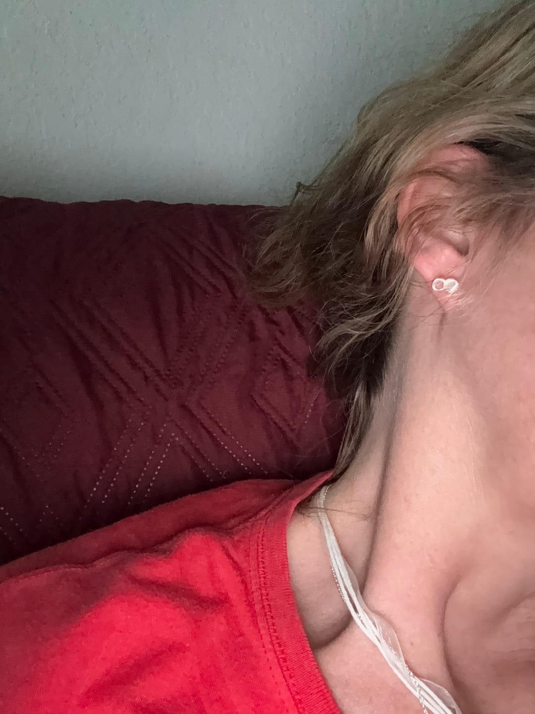 Customer photo review of The Empty Tomb Stud Earrings