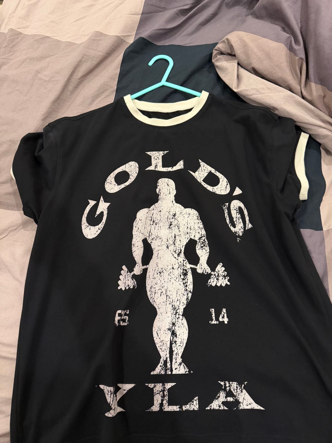Customer photo review of 4009 - Golds Gym Ringer Tees
