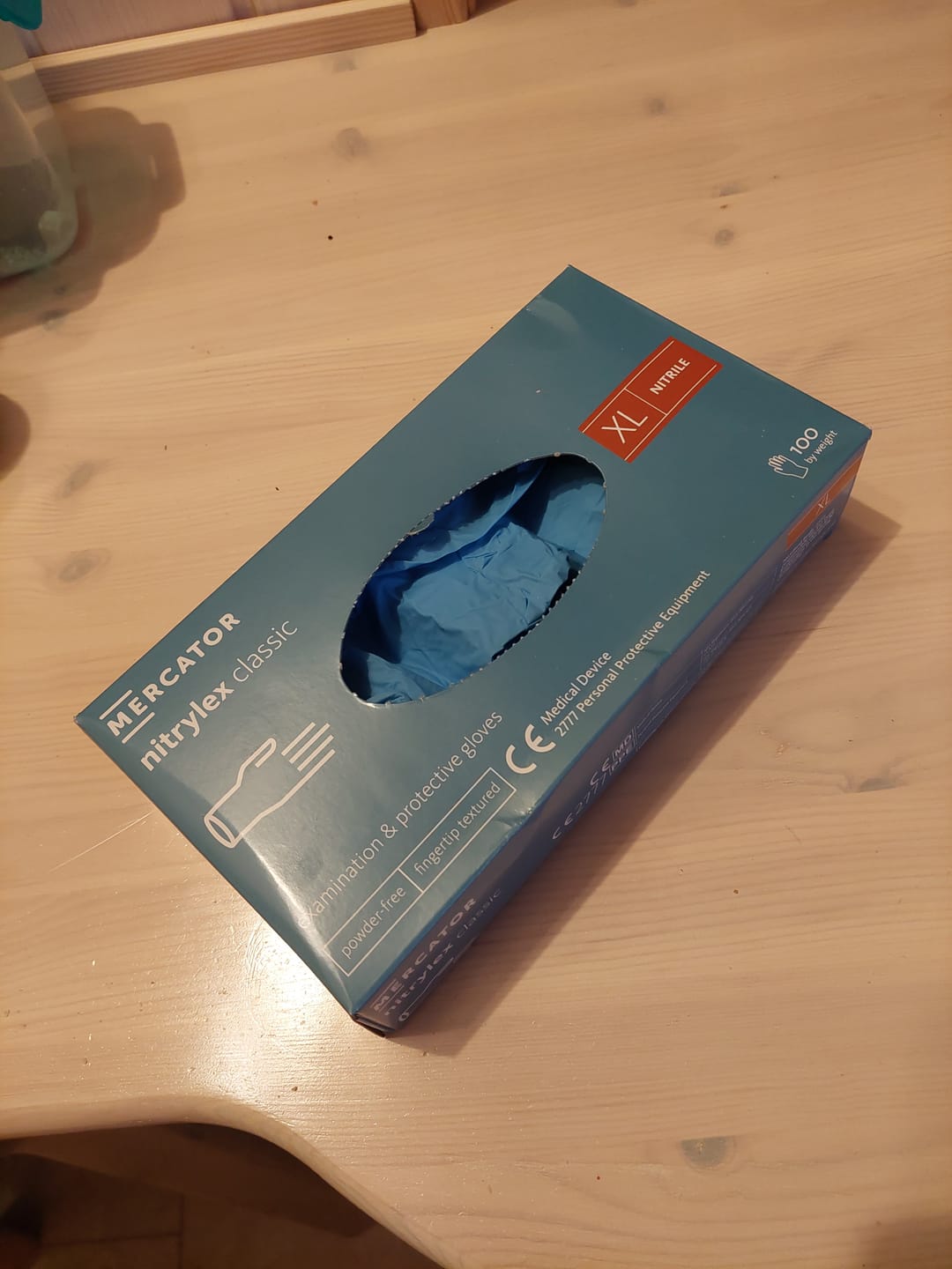 Customer photo review of Mercator nitrylex classic Nitrilhandschuhe
