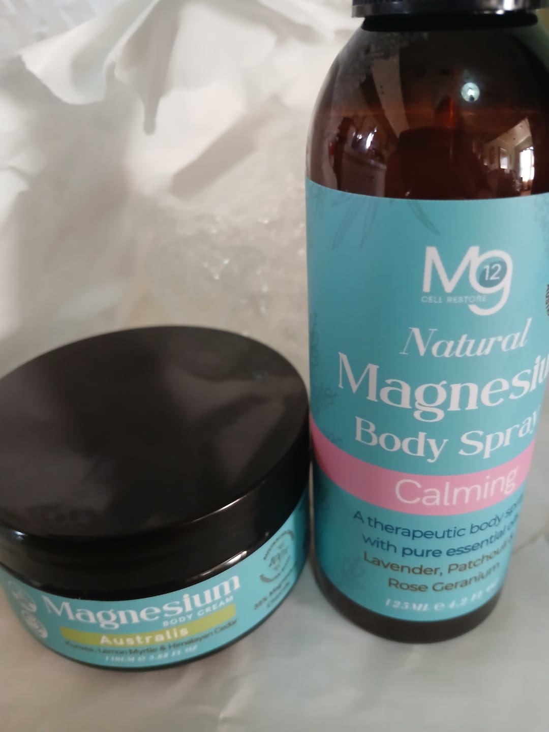 Customer photo review of Magnesium Cream Australis Body Cream 110g