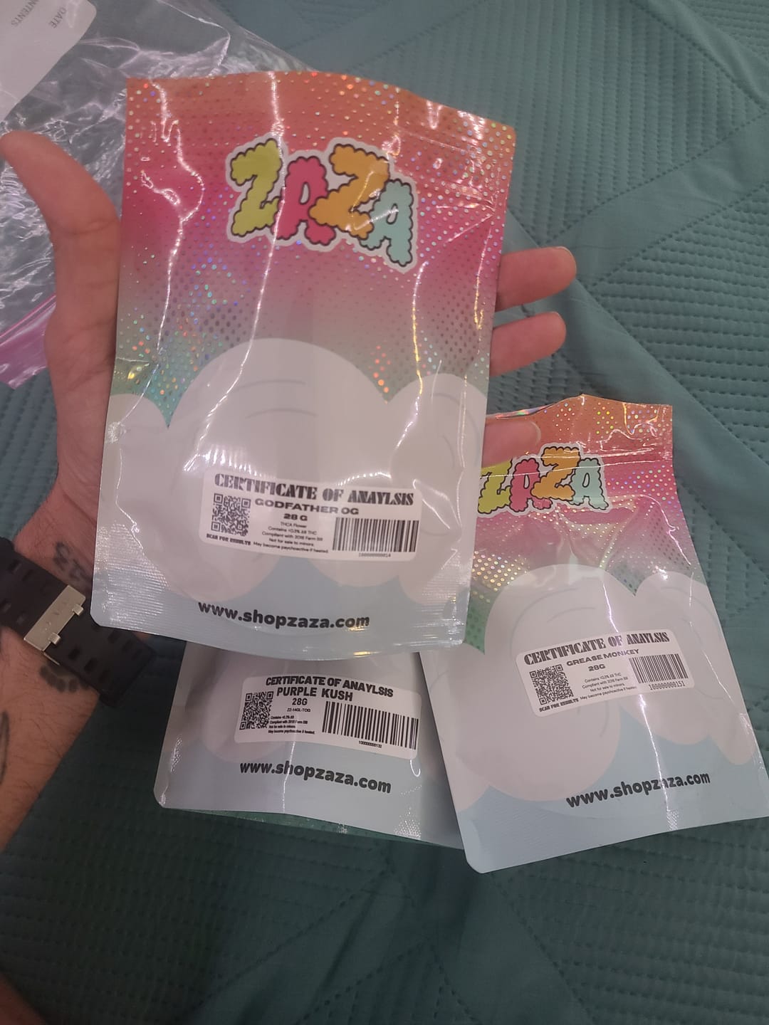 Customer photo review of Purple Kush - 28 Grams - Indica