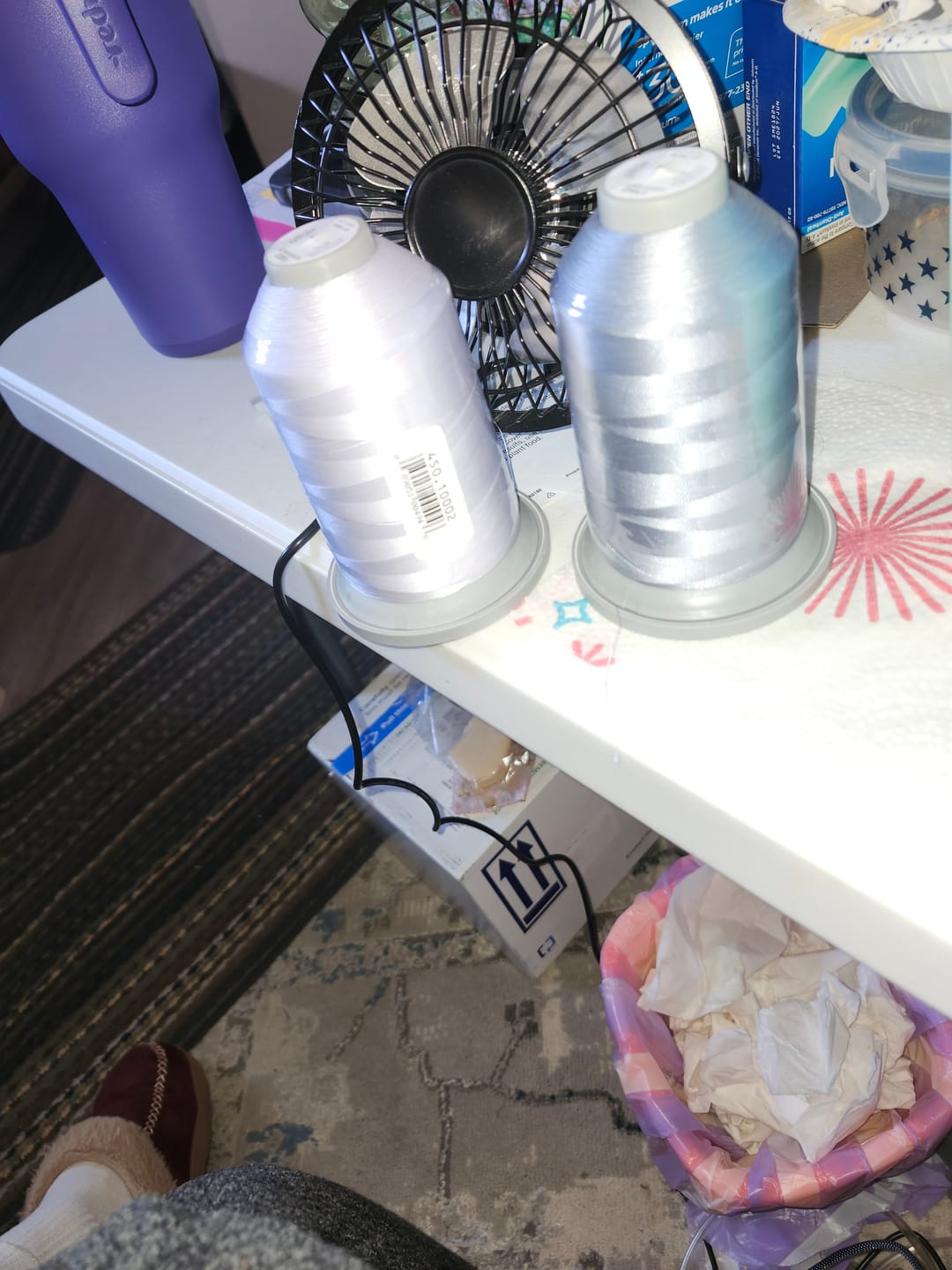 Customer photo review of Glide 40wt Trilobal Polyester Thread (5460yds)