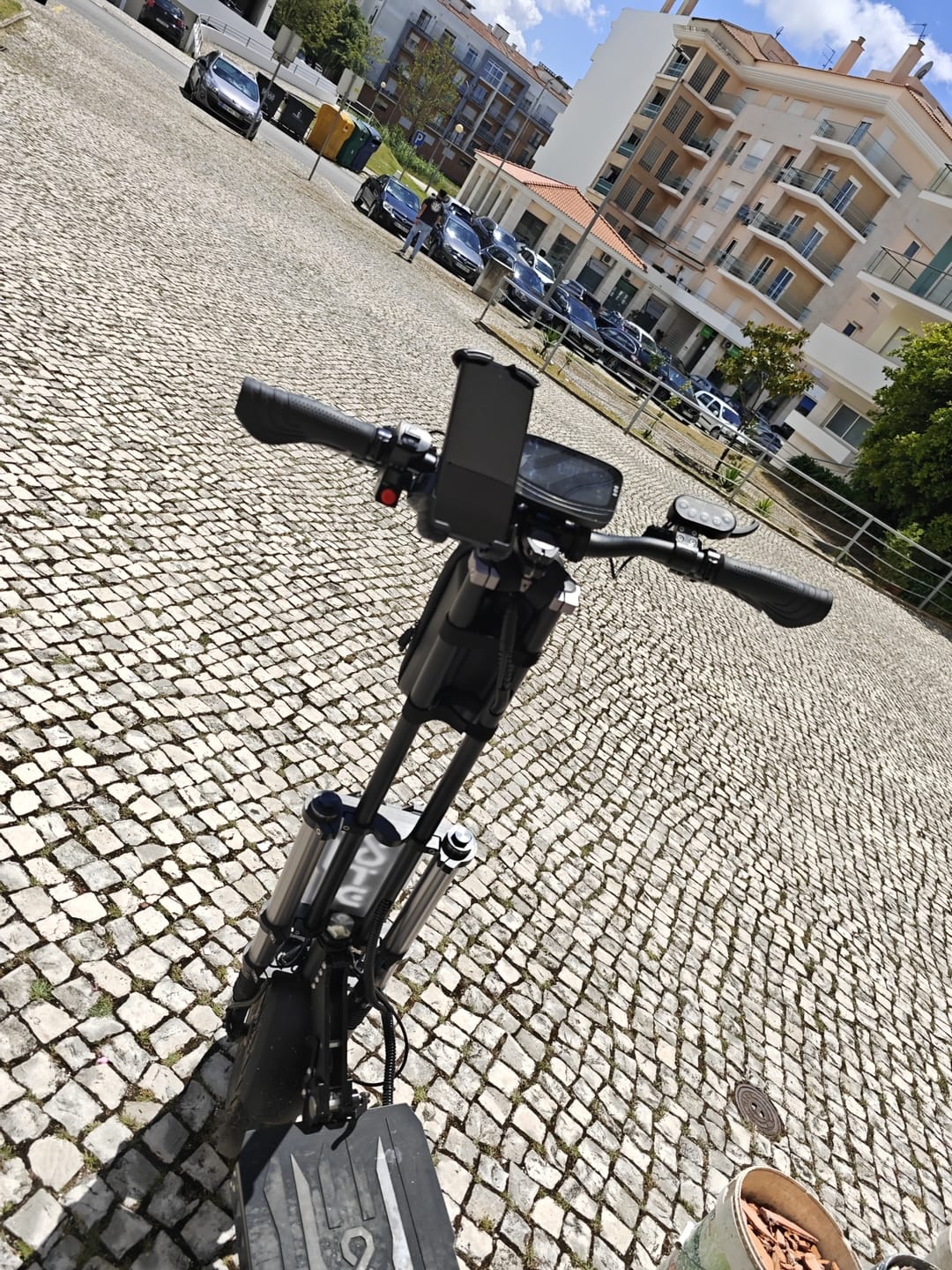 Customer photo review of Shock-absorbing Phone Mount