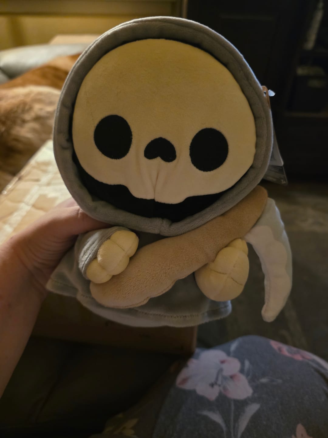Customer photo review of 'Knox' the Grim Reaper 💀 | Plush