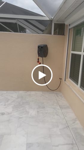 Customer video review of Retractable Garden Hose Reel-1/2in-100ft
