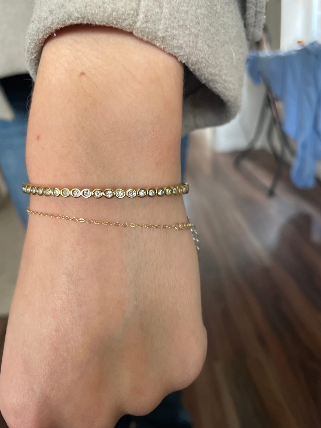 Customer photo review of Bezel Bangle