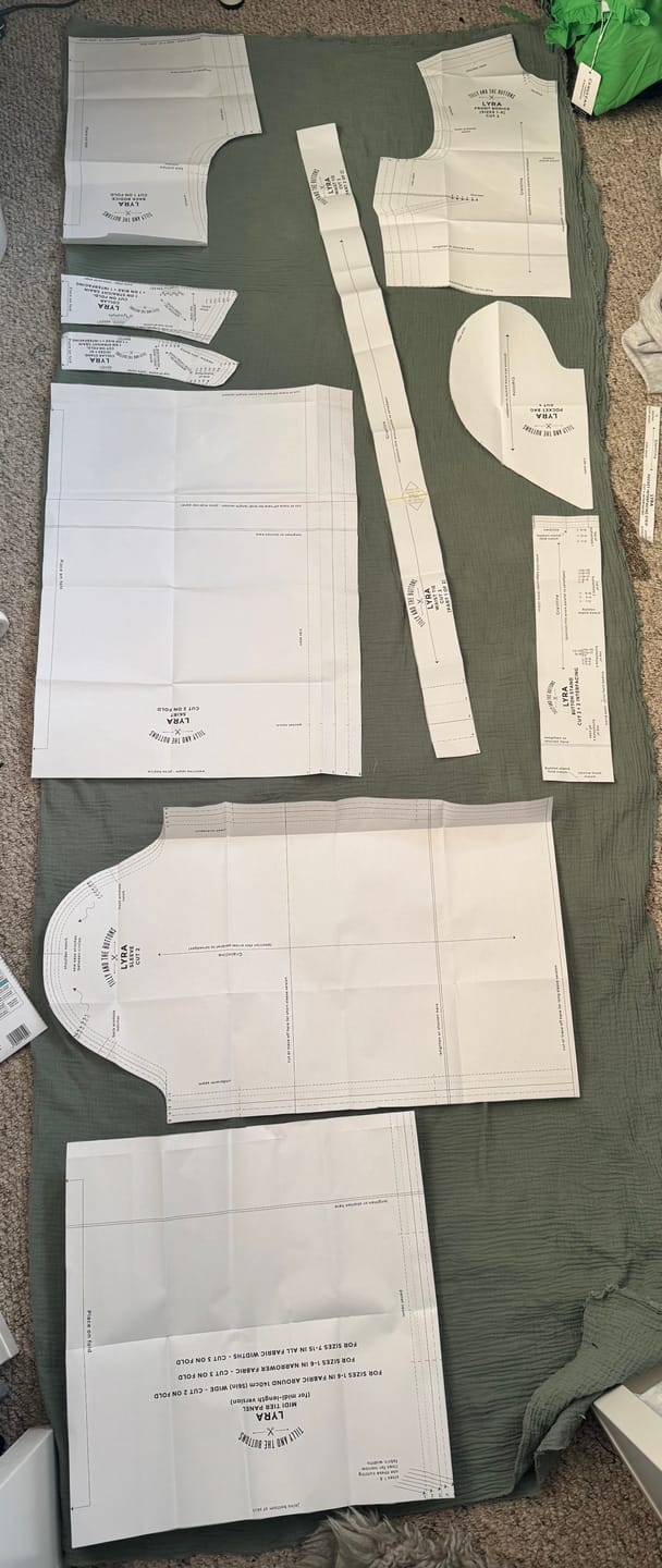 Customer photo review of Special Offer Sage Green Double Gauze Fabric