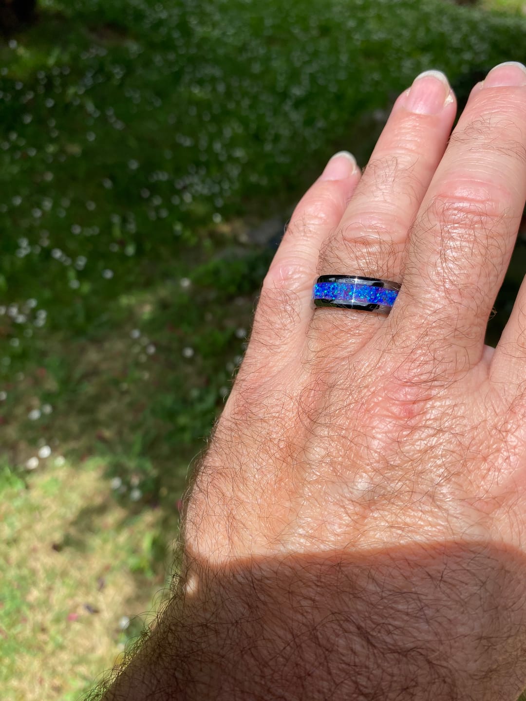 Customer photo review of Bague "La Sirène" - Céramique Noire