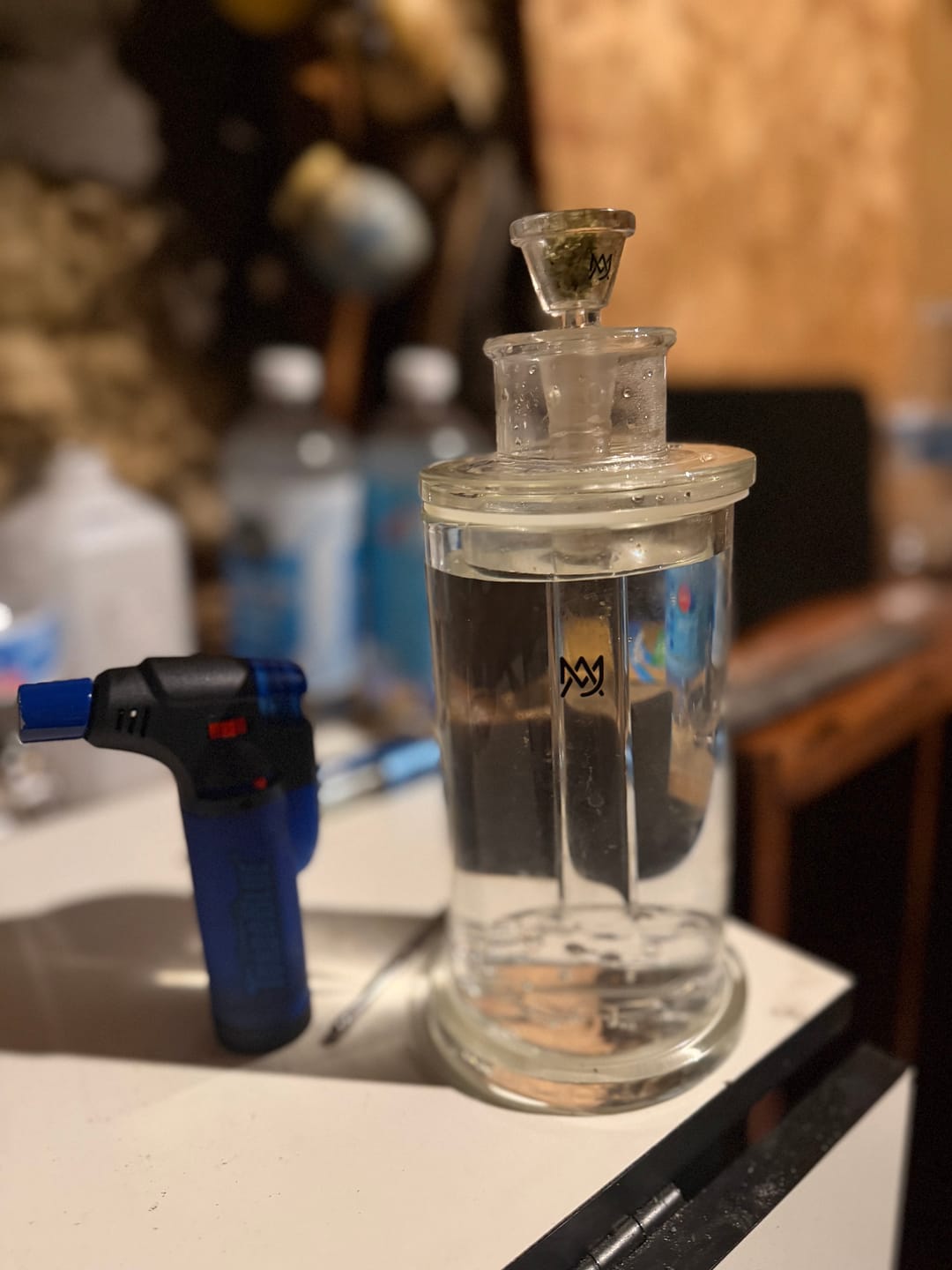 Customer photo review of Piston Gravity Bong