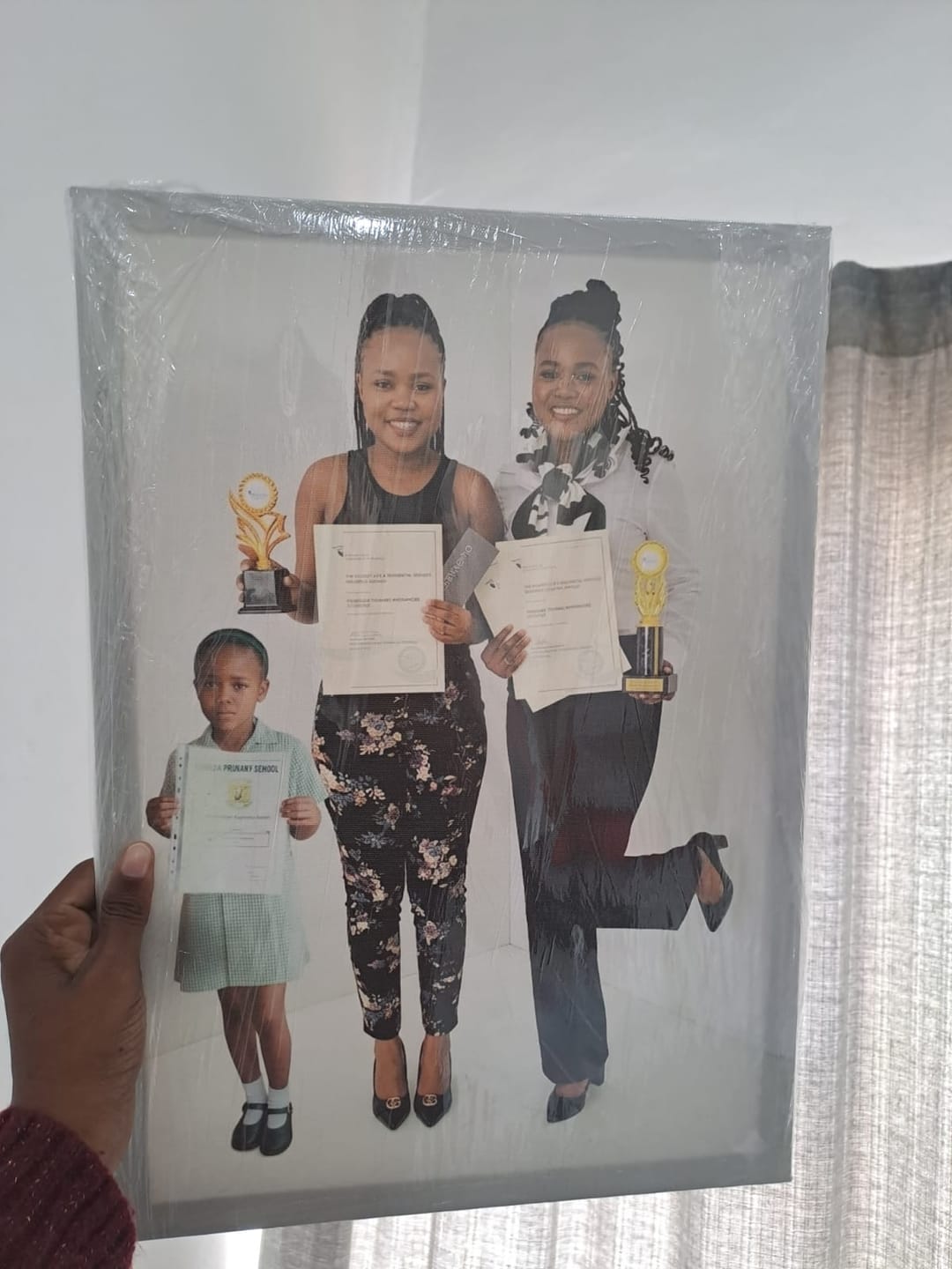 Customer photo review of Single Canvas Options (A5 - A0)